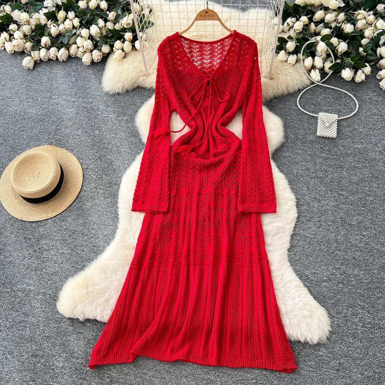 cut out open back long dress KissProm Red Spaghetti Straps Cutout Beaded Mermaid With Split, Peacock / 14 SPRING SEASON neck mermaid Color:Lagoon Gradient Pink Shoes Little Black