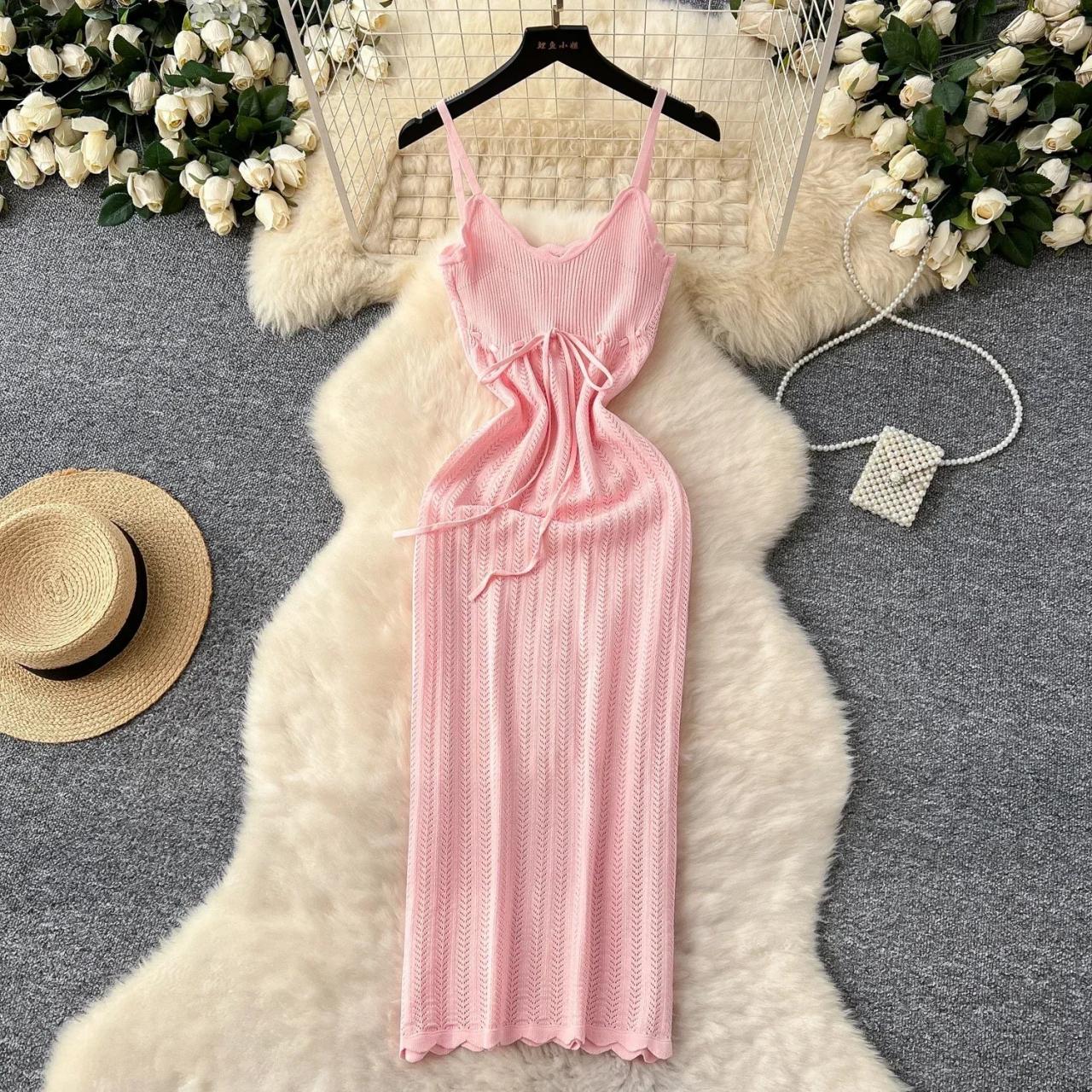 pastel knitted dress Pastel Knit Dress