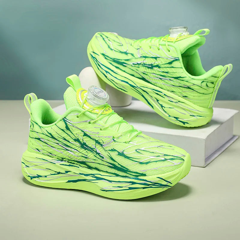 Neon Green Lightweight Athletic Running Shoes on Luulla