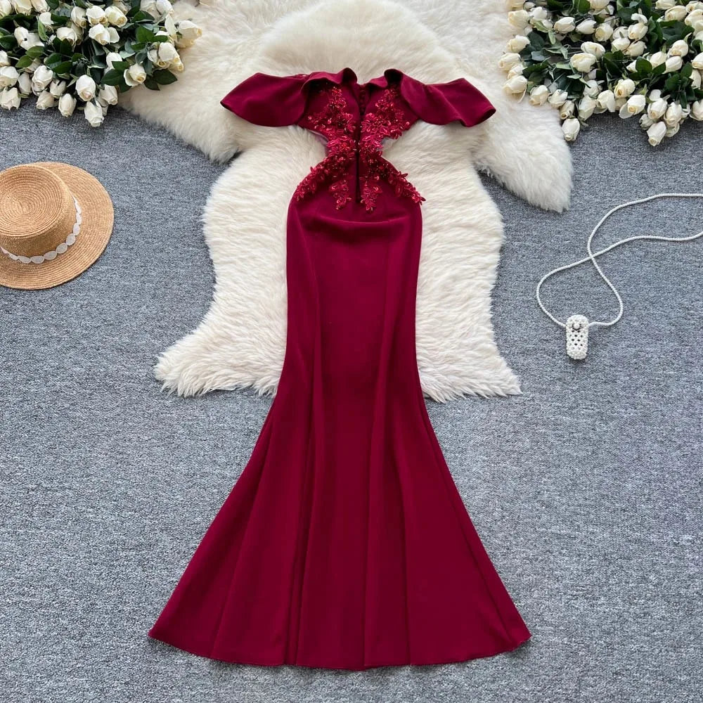 white silk off shoulder wedding dress Sexy Wedding Dresses Off The Shoulder Leg Split – Lisposa